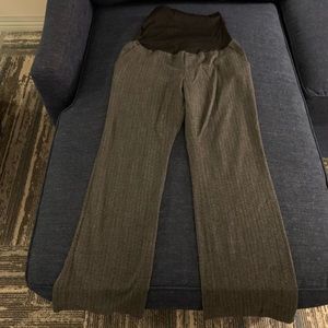 Maternity Herringbone print dress pants